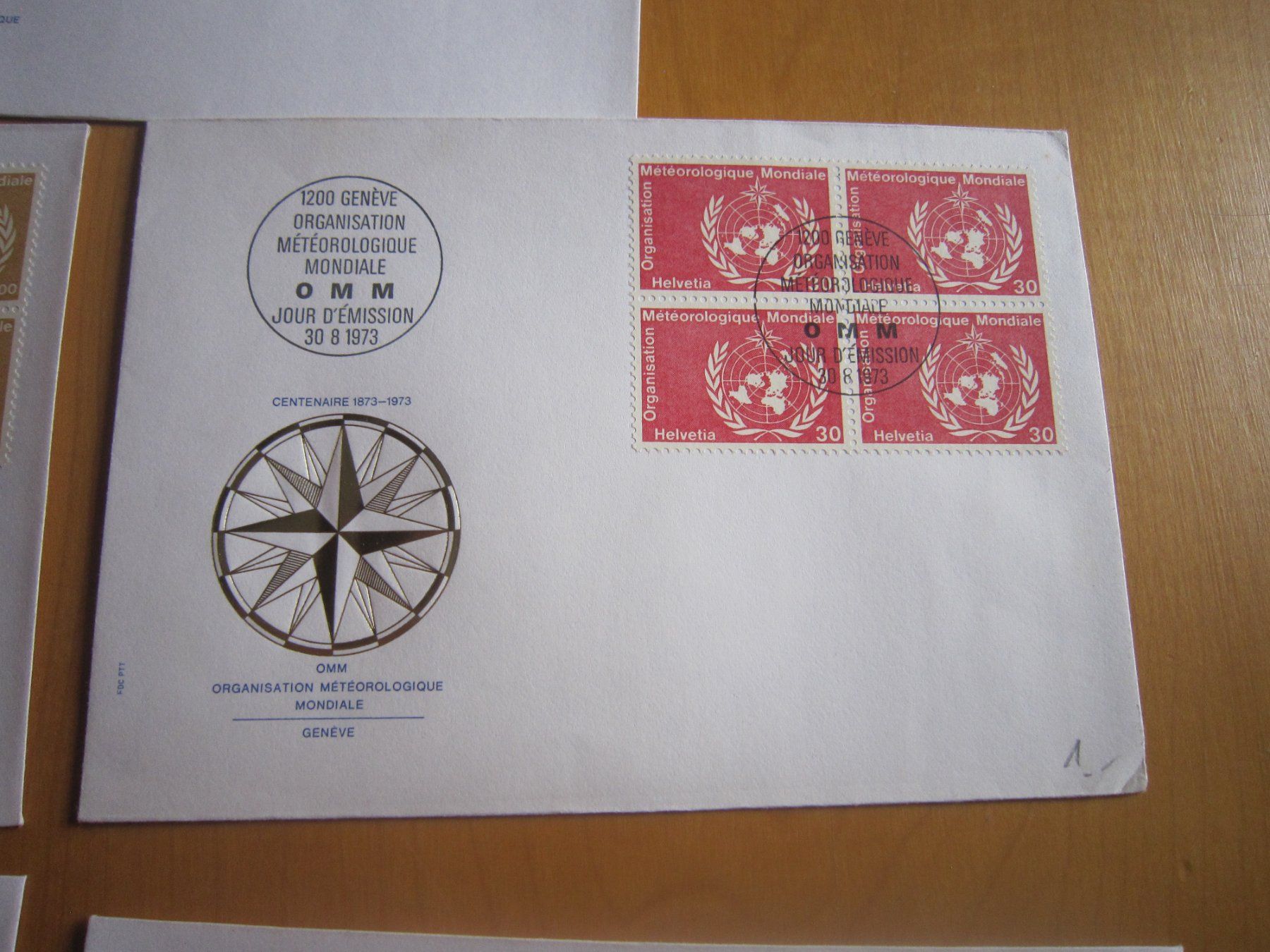 Tous les timbres: GA 1973 FDC Serie und 4er OMM – D'occasion à Gordola par Polentaefung 5