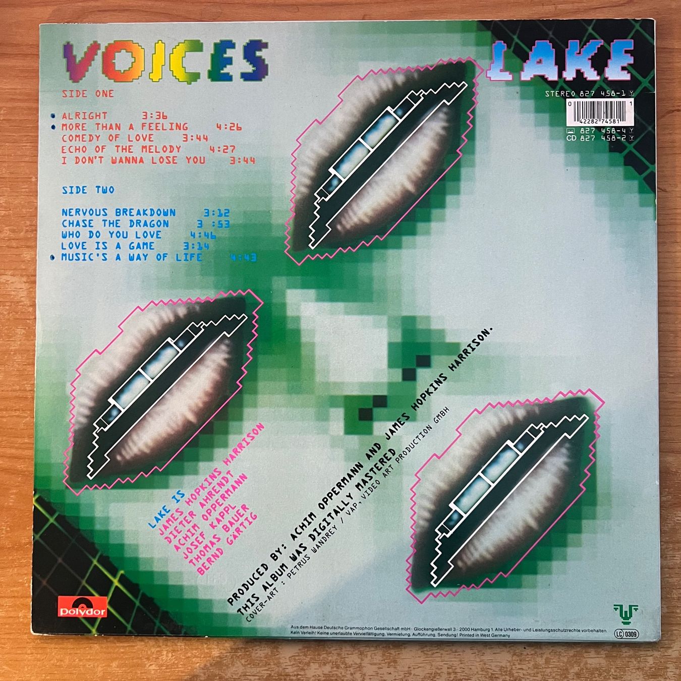 Dischi in vinile: Lake - Voices / 1. D-Press. 1985 – Usato da Gais venduto da soundcave57 1