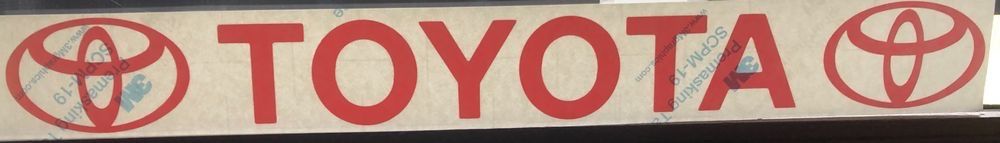 Sticker: TOYOTA Aufkleber Front/Heckscheibe Top Angebot – Nuovo (secondo la descrizione) da Aarau venduto da Foruschweiz 1