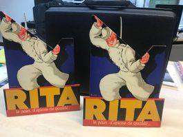 Rita Gaufres Waffeln Vintage Poster