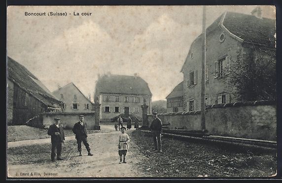 Cartoline postali: AK Boncourt, La Cour – Usato da Berlin venduto da bartko-reher