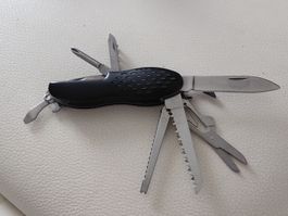 Taschenmesser Stainless Steel mit Werkzeugen Schwarz