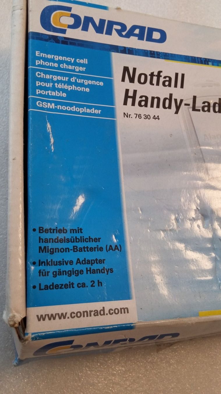 Ladegeräte: Notfall Handy-Lader von Conrad – Neu (gemäss Beschreibung) aus Zürich von sendbad 5