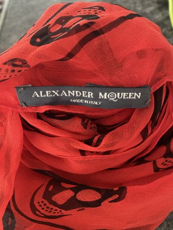 Alexander McQueen silk scarf