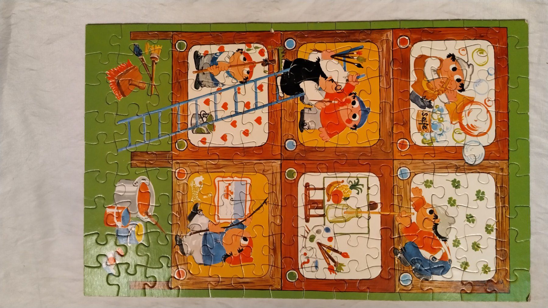 Ravensburger Puzzle: Ravensburger Puzzle, Das grosse Mainzelmännchen Puzzle ©1968 – Usato da Bellach venduto da JingleJerry 2