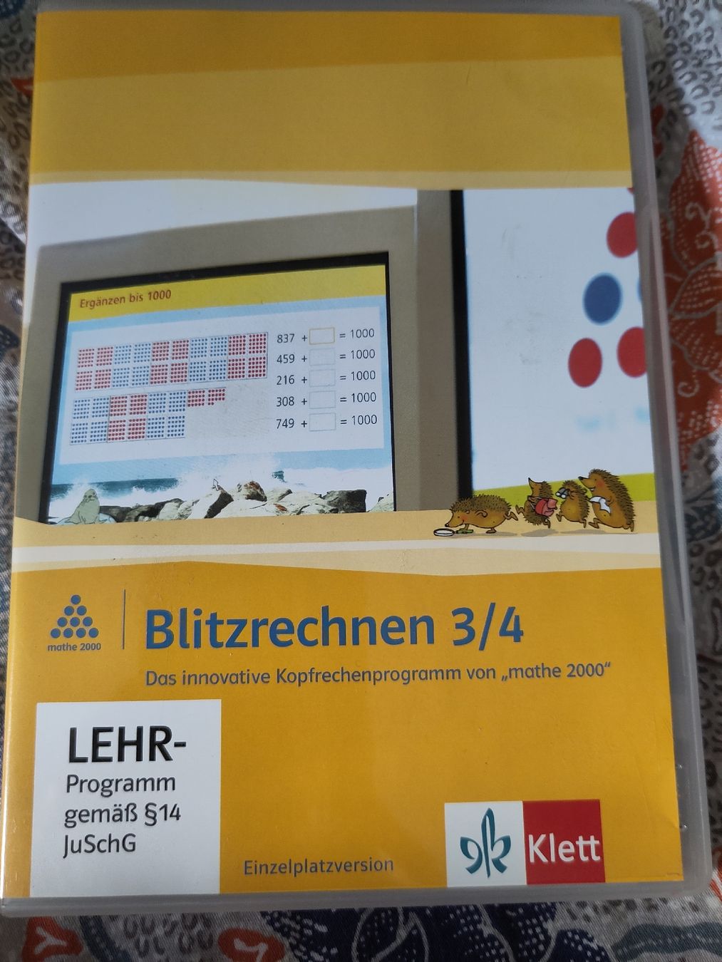 CD & DVD-Rohlinge: Blitzrechnen 3/4 CD-ROM Einzelplatzversion Klett – Gebraucht aus Golino von noko09