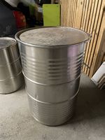Bidon inox 220L