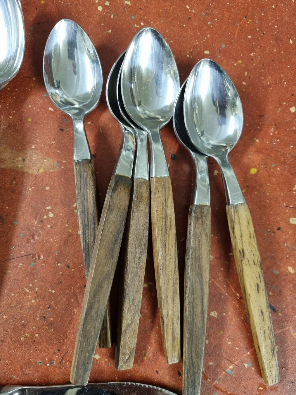 Set di posate: Teakholz-Besteckset vintage – Usato da Ostermundigen venduto da vintage60 3
