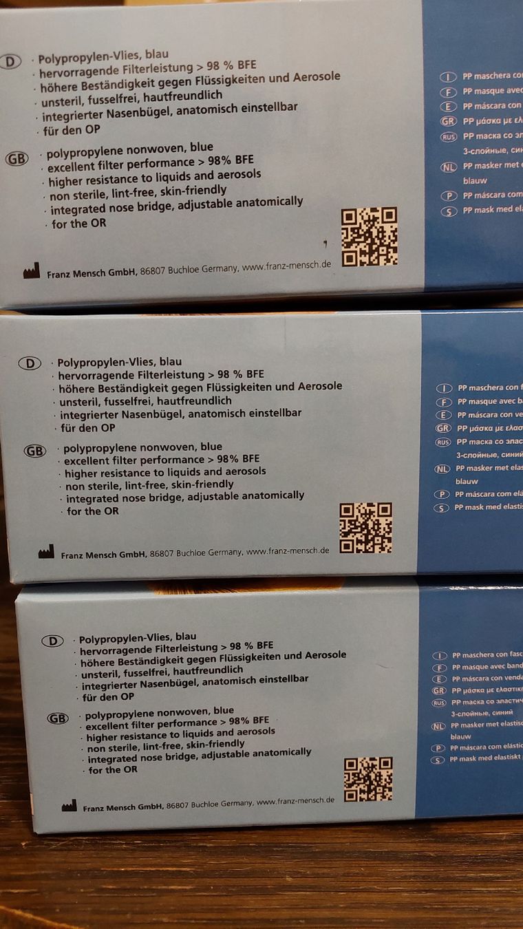 Prodotti per la cura medica: Gesichtsmasken einweg/Covid Masken/ – Nuovo e nell'imballaggio originale da Basel venduto da O-MEGA 2