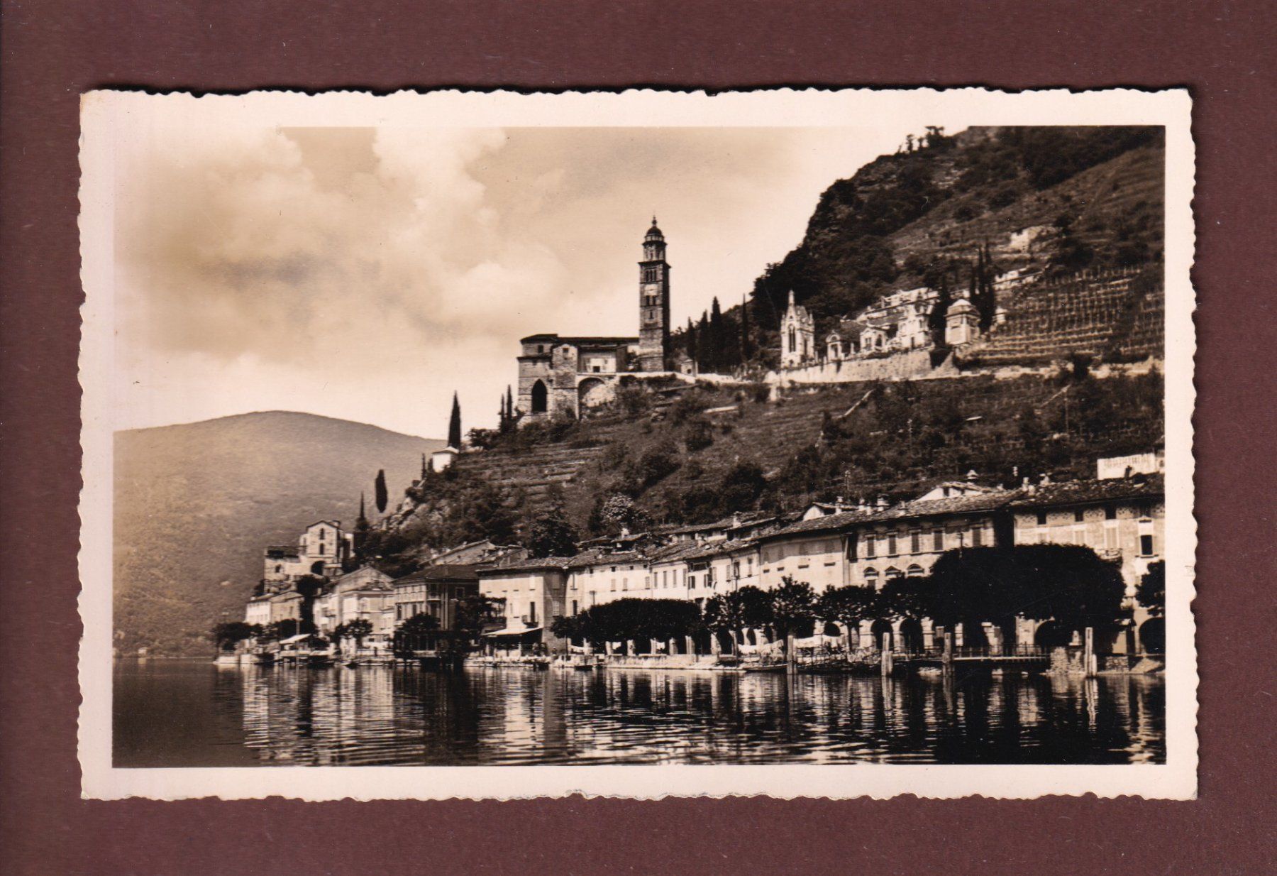 Cartoline postali: MORCOTE – Usato da Pully venduto da nicecards