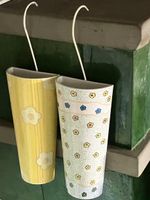 Blumenvasen/Wasserverdunster Keramik, 2 Stk zum Aufhängen