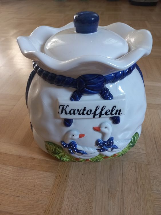 Kartoffeltopf mit Gänsemotiv, Keramik | Kaufen auf Ricardo