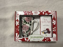 Set tazza in porcellana con the.