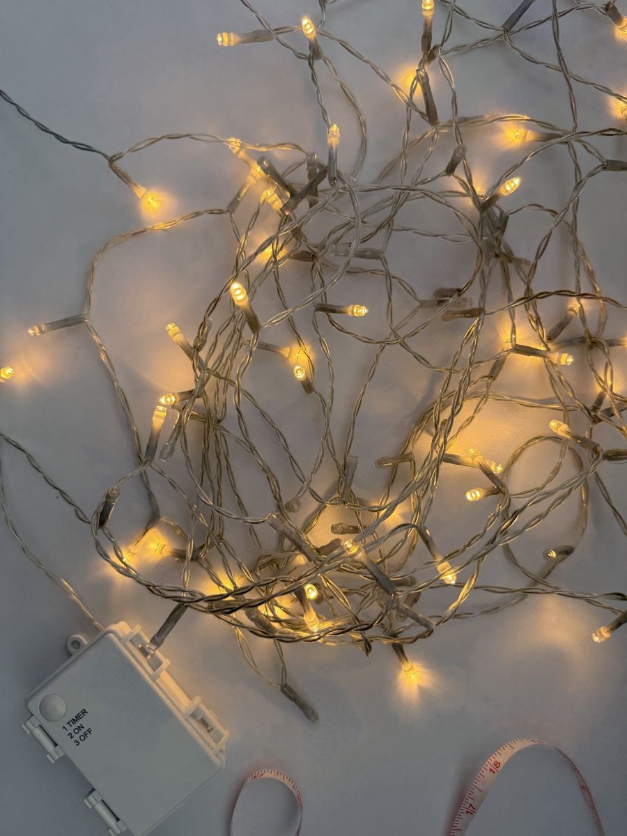 Lichterketten & Leisten: LED-Lichterkette ca. 8 m – warmweiss mit Timer – Gebraucht aus Thun von dar_fz6y 1