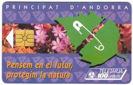 Telefonkarte Andorra AND-035A Nature Defense