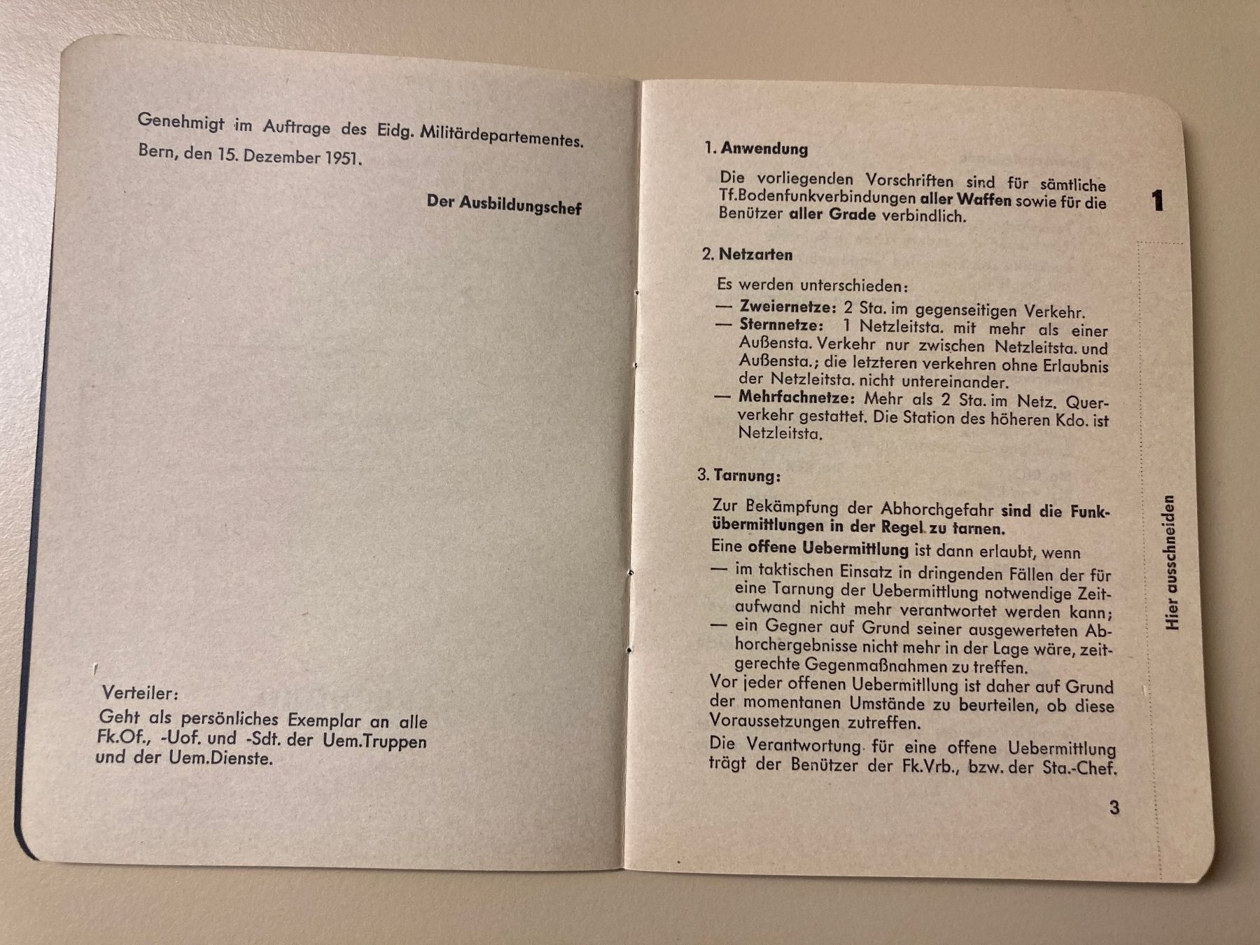 Libri: Reglement: Telephonie - Schweizer Armee – Usato da Brütten venduto da Hst1 1