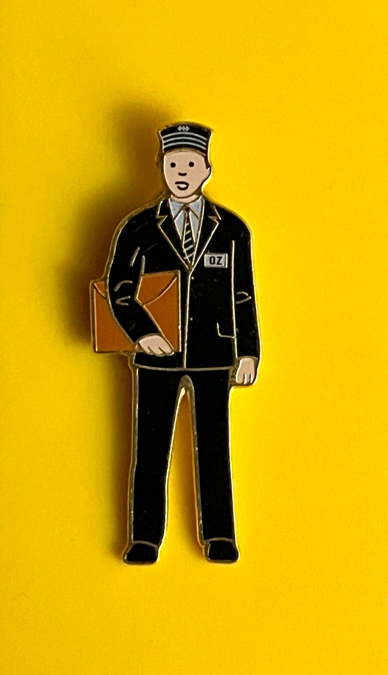 Placchette & Badge: Pin contrôleur de train suisse. – Usato da Renan BE venduto da johncactus