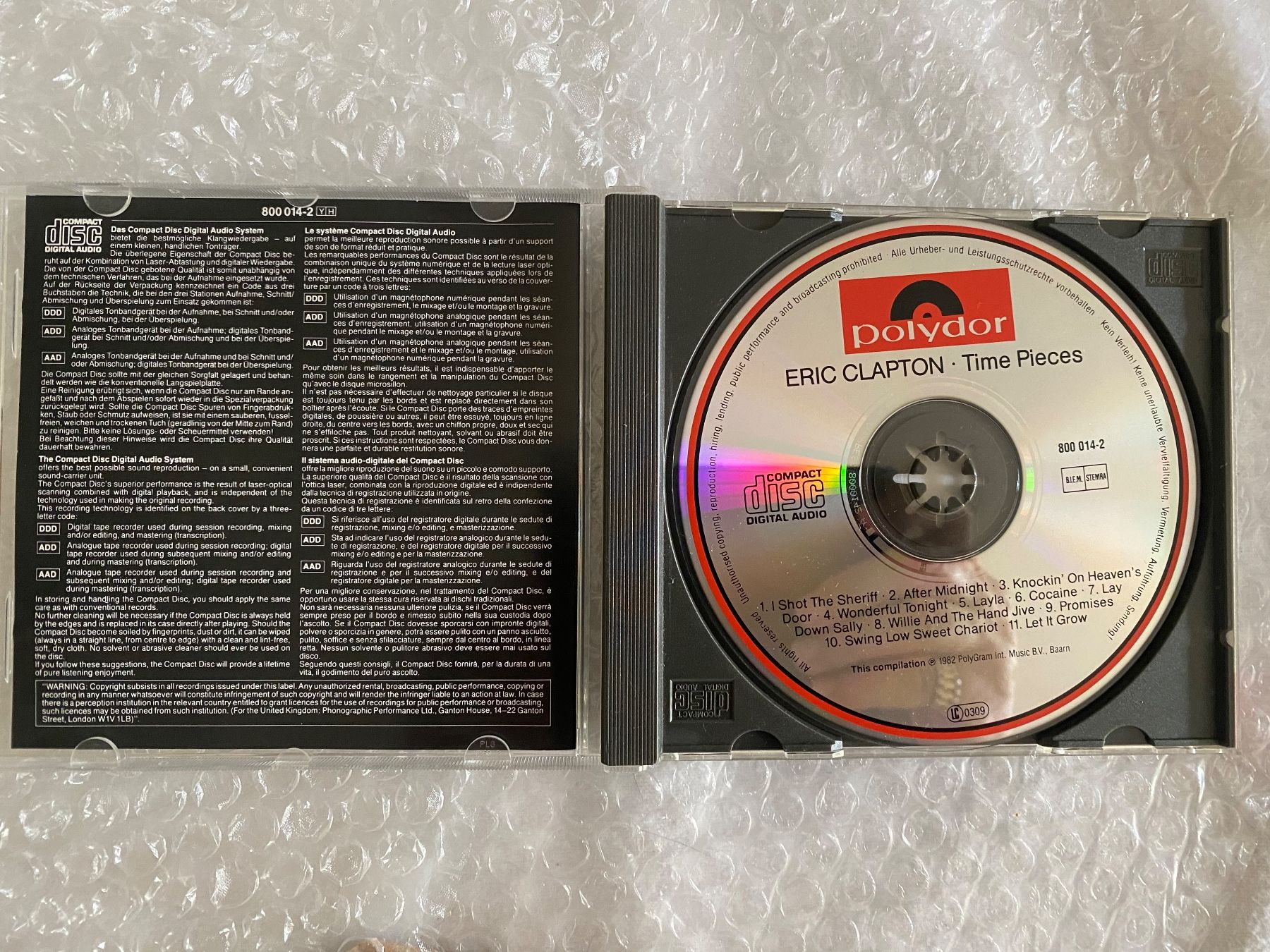 CDs: Eric Clapton - Time Pieces (The best of) – Neu (gemäss Beschreibung) aus Duggingen von Kisha010 1