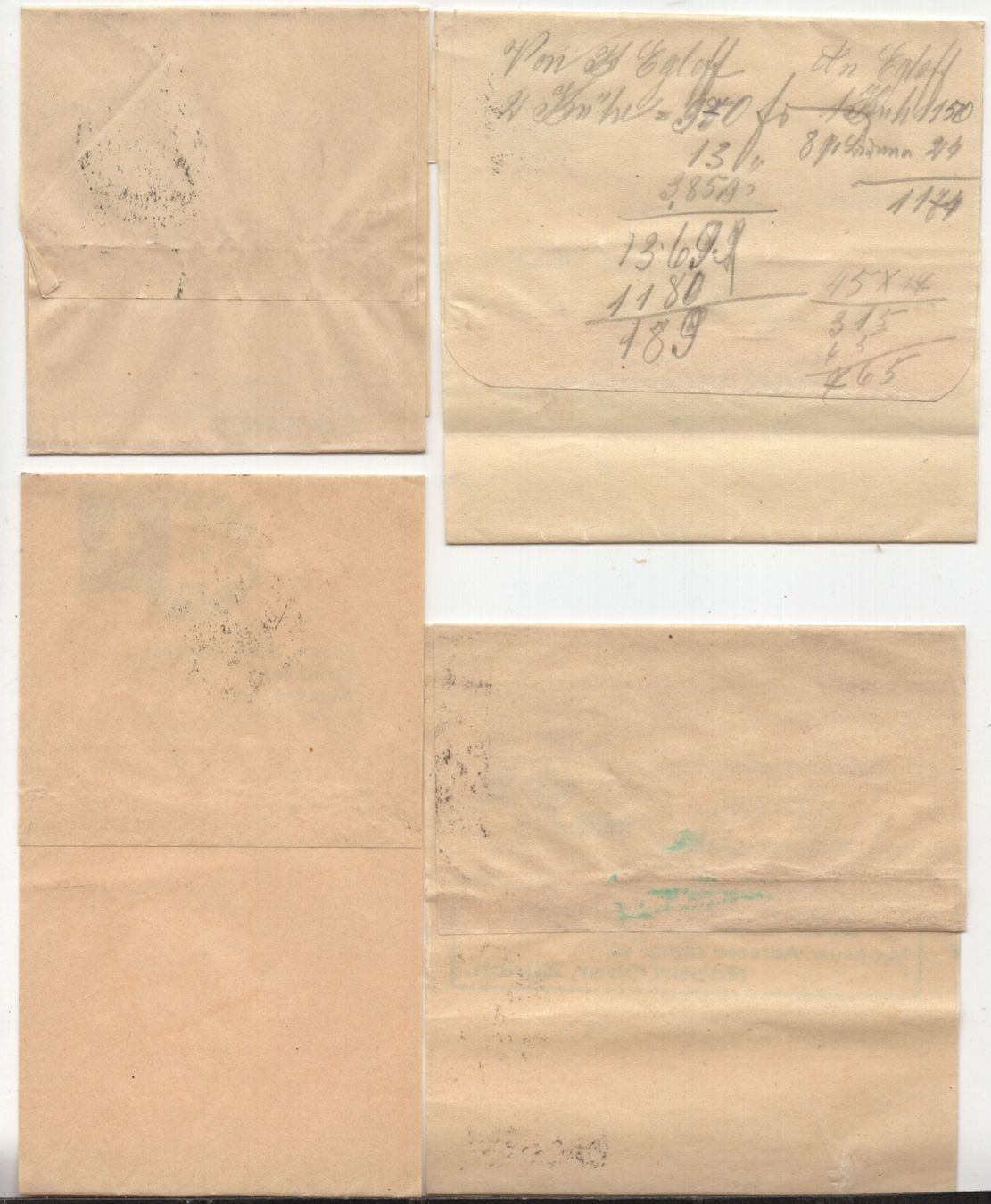 Alle Briefmarken: Streifbänder – Gebraucht aus Aarau von kufi44 1