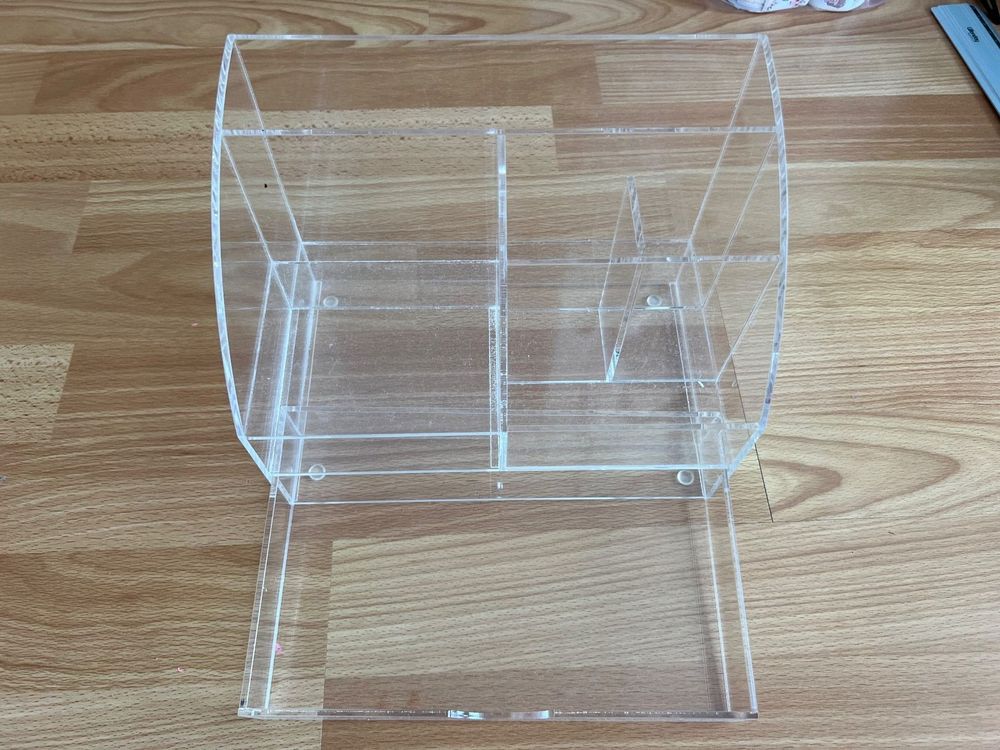 Winkeabuy Acryl Visitenkartenhalter – Transparente Schreibtisch-Box Für Ordnung Im Büro