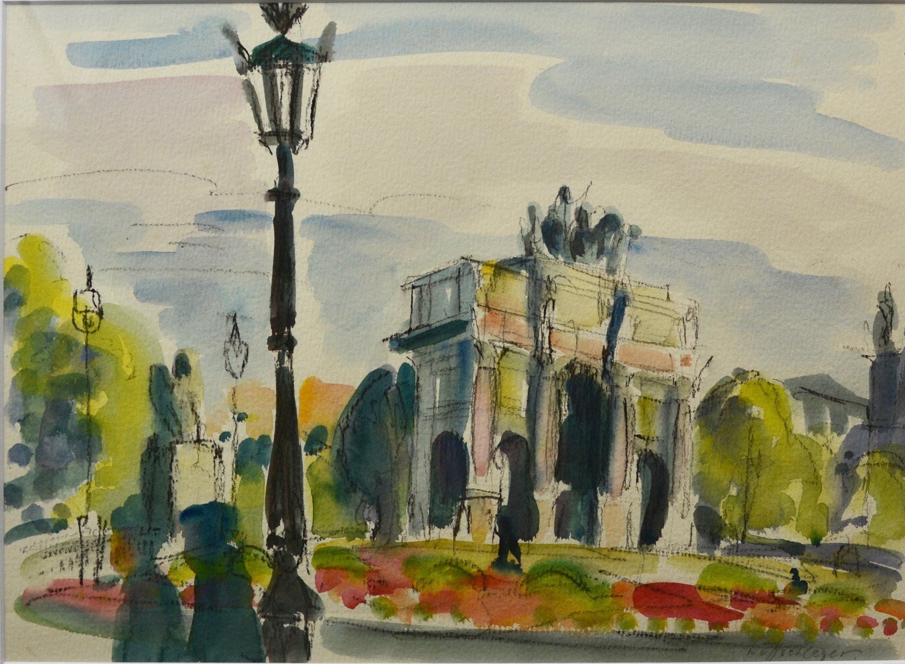 Gemälde: Neu! Aquarell "Hans Wullschleger", signiert, dat. – Neu (gemäss Beschreibung) aus Oberkulm von Seebrise 1
