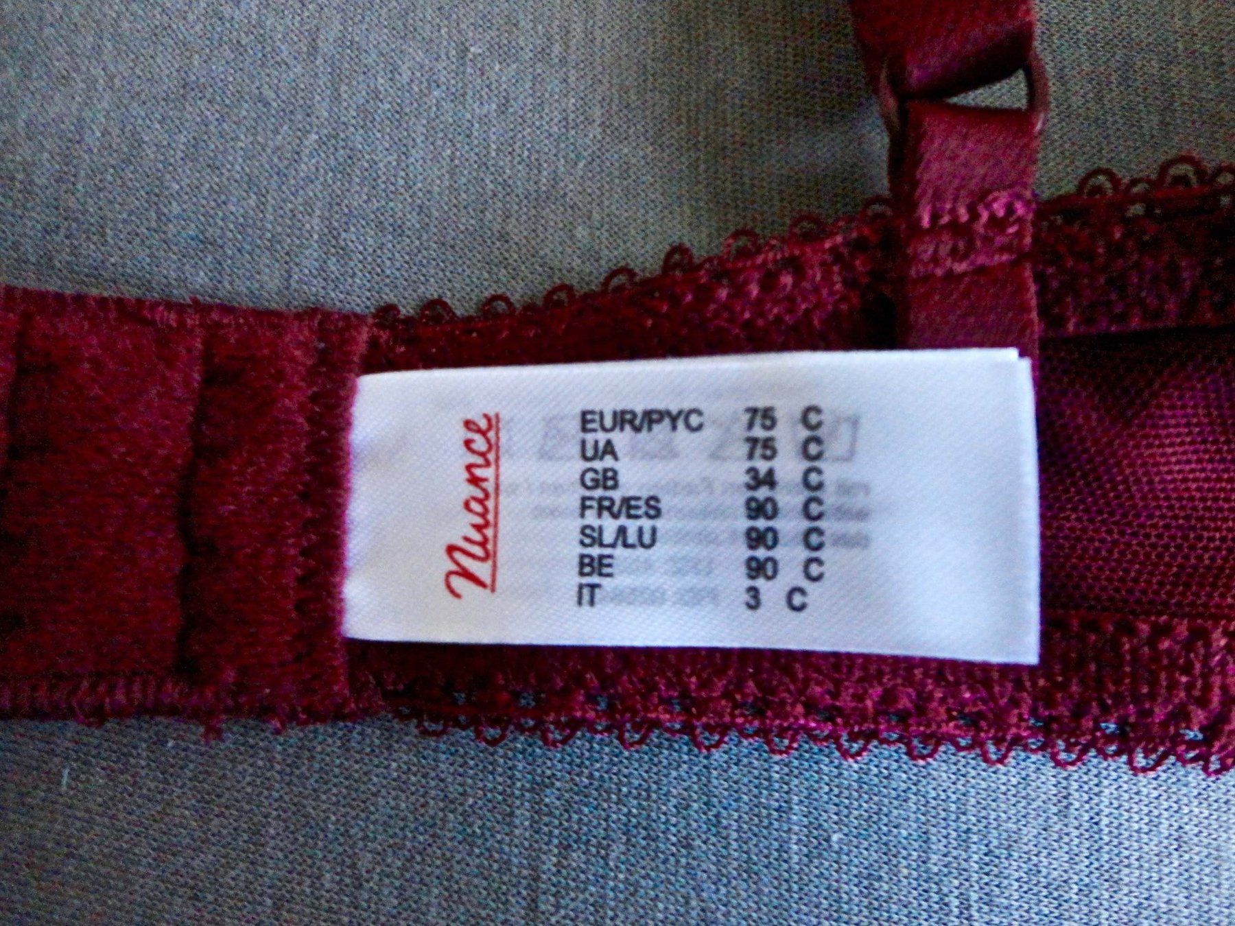 Altra biancheria intima: Nuance BH 75C,  Weinrot NEU – Nuovo (secondo la descrizione) da Dottikon venduto da Facehugger2012 7