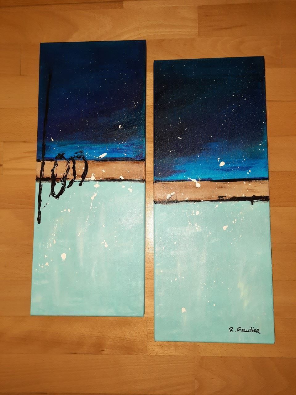 Dipinti: Tableau abstrait acrylique – Nuovo (secondo la descrizione) da Biel/Bienne venduto da Lionne72 2