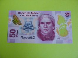 Banknote Mexiko 50 Pesos 2015, Zustand Unz