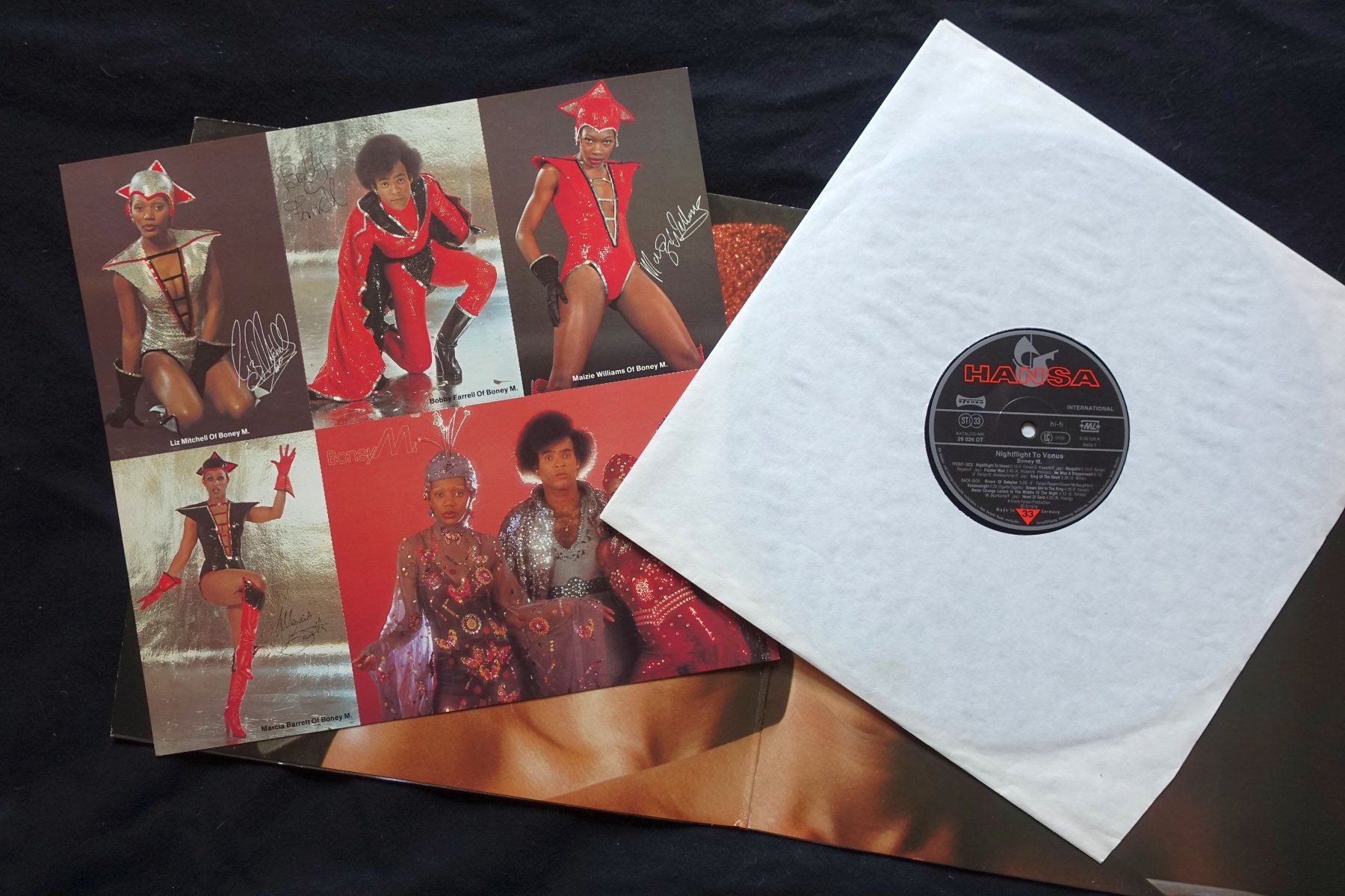 Dischi in vinile: LP Boney M.: Nightflight to Venus, First Pressing – Usato da Gutenswil venduto da Optico 3