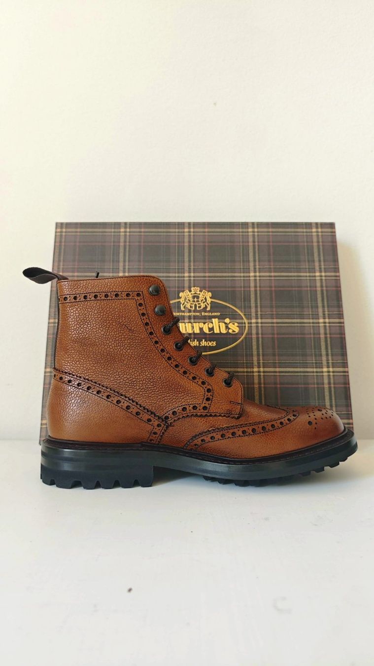 Church's Scarpe da uomo: New Church’s "McFarlane" full-brogue boots – Nuovo e nell'imballaggio originale da Basel venduto da gds_gzf2 7