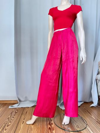 Zara Pink/Rot Sommerhose, Gr. XS neu ohne Etiketts