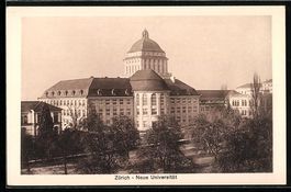 Zürich, Ansicht der neuen Universität