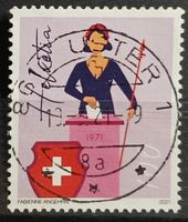 2021 50 Jahre Frauenstimmrecht Vollstempel 8610 Uster