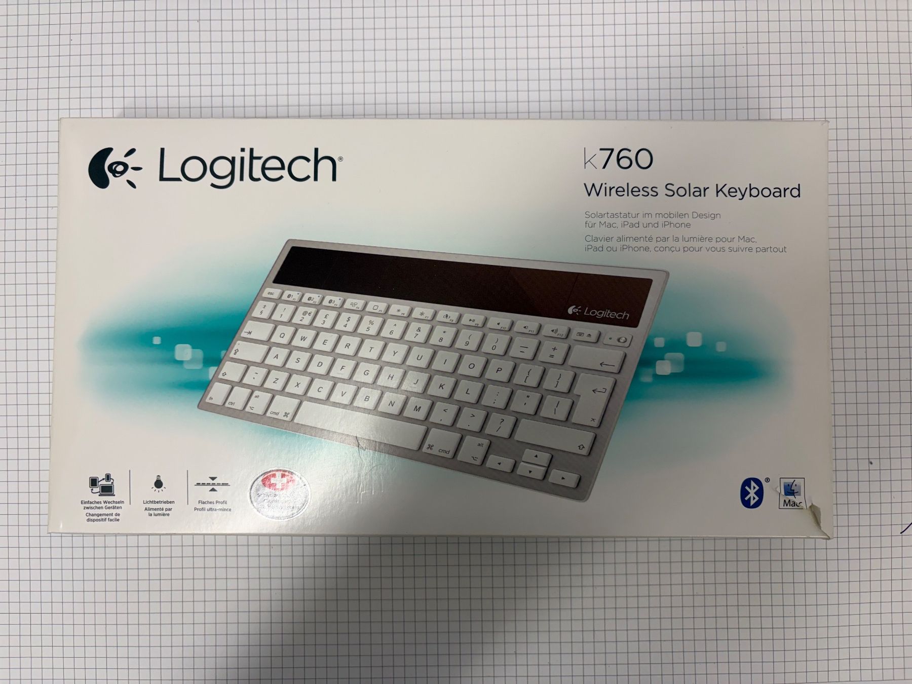 Logitech Tastiere: Logitech K760 Wireless Solar Keyboard - Top Zustand! – Usato da Cham venduto da Furex