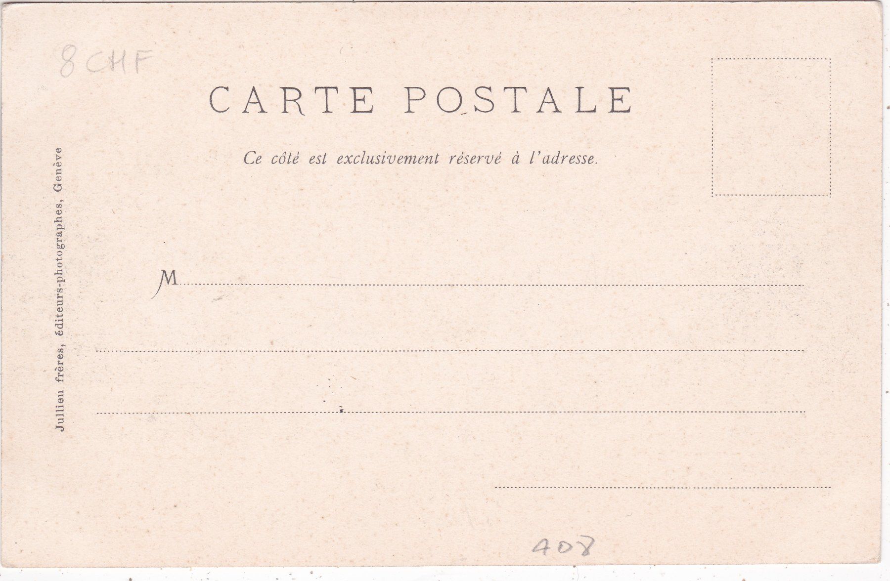 Cartoline postali: Val d' Arpettes près Champex – Usato da Herisau venduto da Lisegrat2008 1