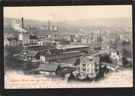 Zürich - Blick  von der Kirche Enge ! , gel. 1902