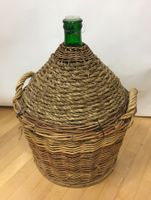 Demijohn Glasflasche mit Weidenkorb 25L guter Zustand