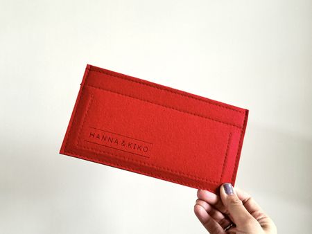 Organizer in rot für Neverfull MM GM Pochette