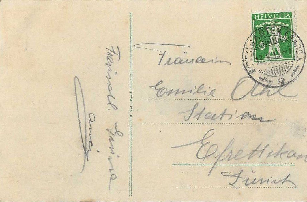 Cartoline postali: AK BREMGARTEN – Usato da Schlossrued venduto da Aronliam 1
