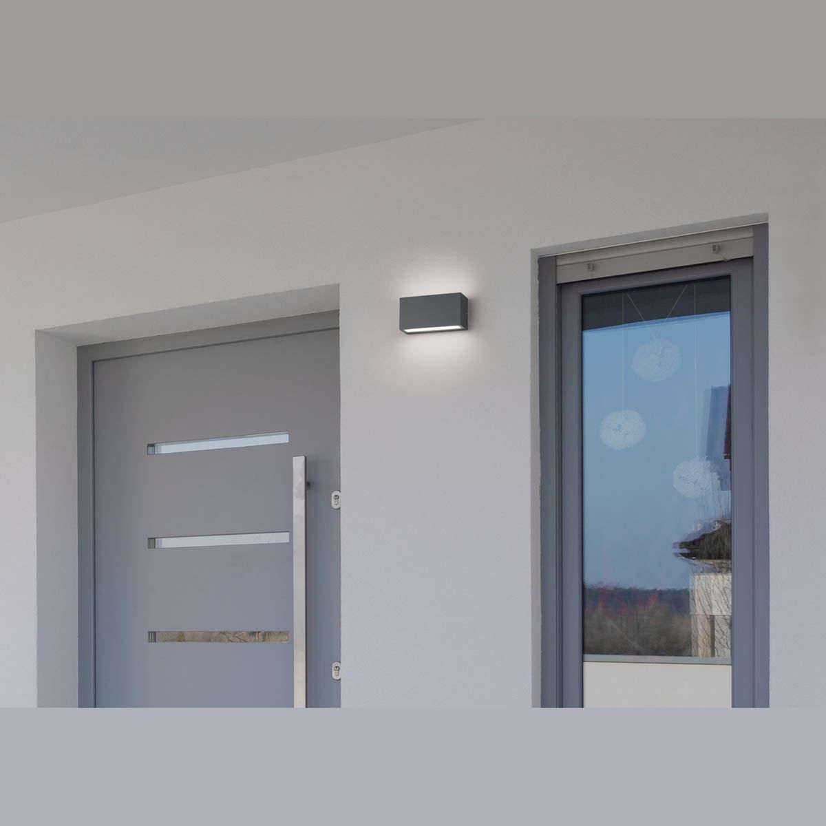 Lampade: LED Aussen Wandleuchte, 14 cm x 5 cm – Nuovo (secondo la descrizione) da Kreuzlingen venduto da Smart-Light 1