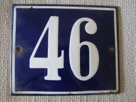 Emailschild Hausnummer 46