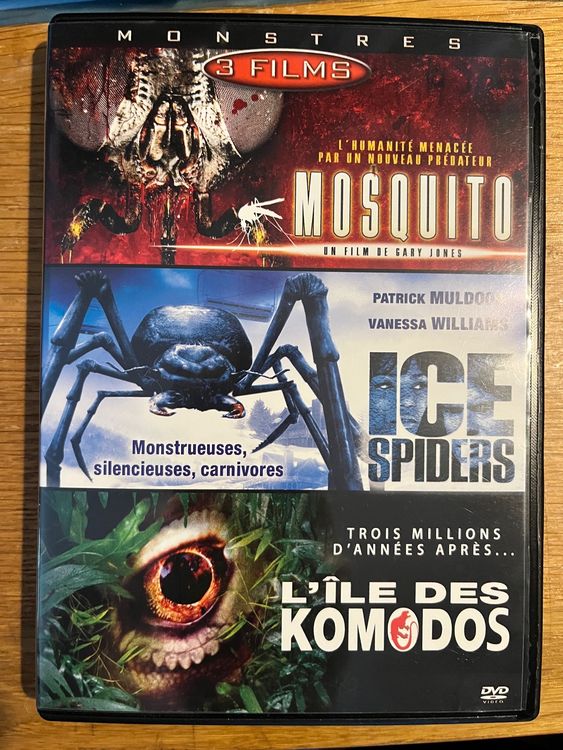 Mosquito / Ice Spiders / l'ile des komodos (3 DVD) | Kaufen auf Ricardo