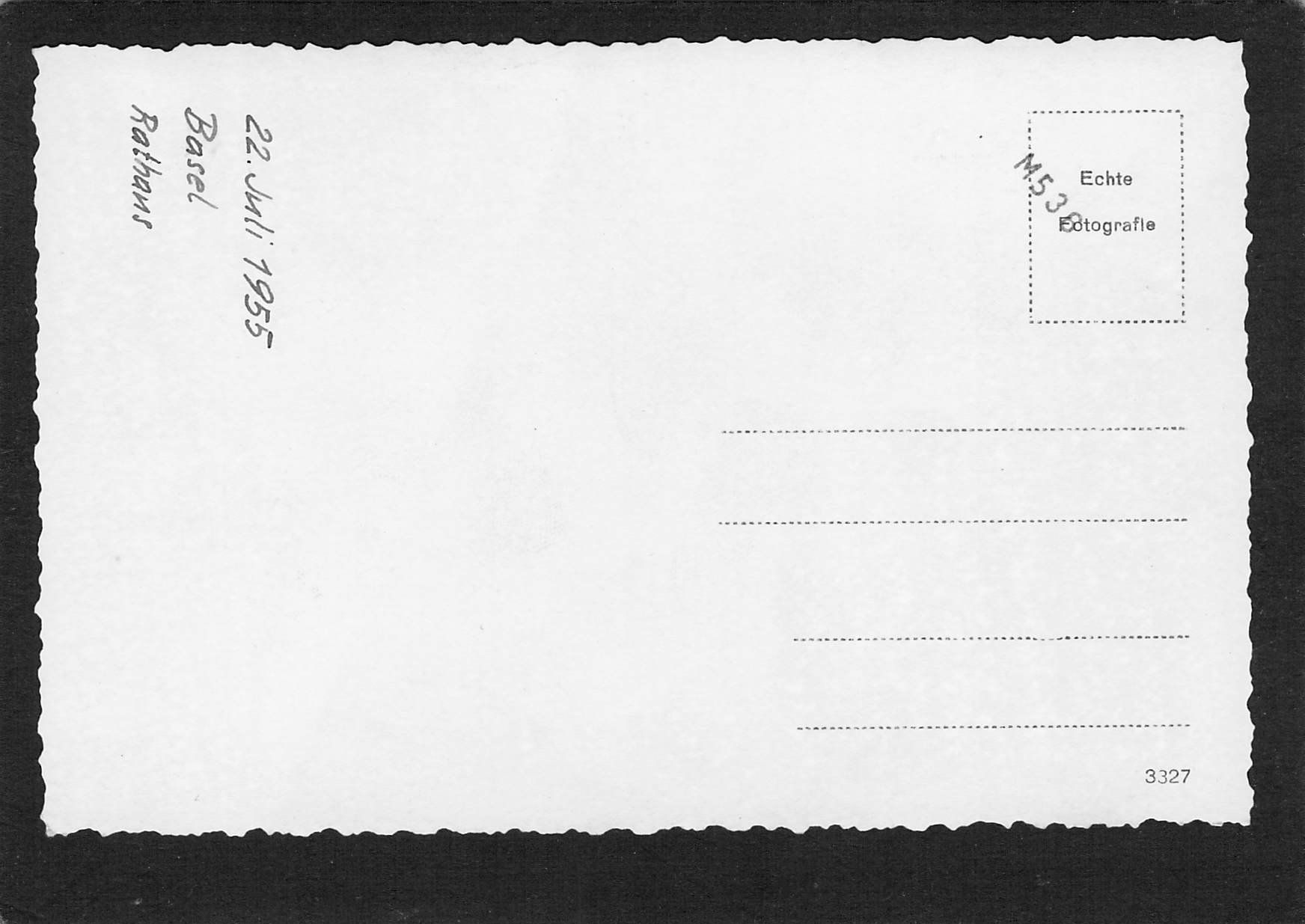 Cartoline postali: .Basel , Rathaus 1955 Motorräder , Echtfoto – Usato da Reichenburg venduto da Pipo-67 1