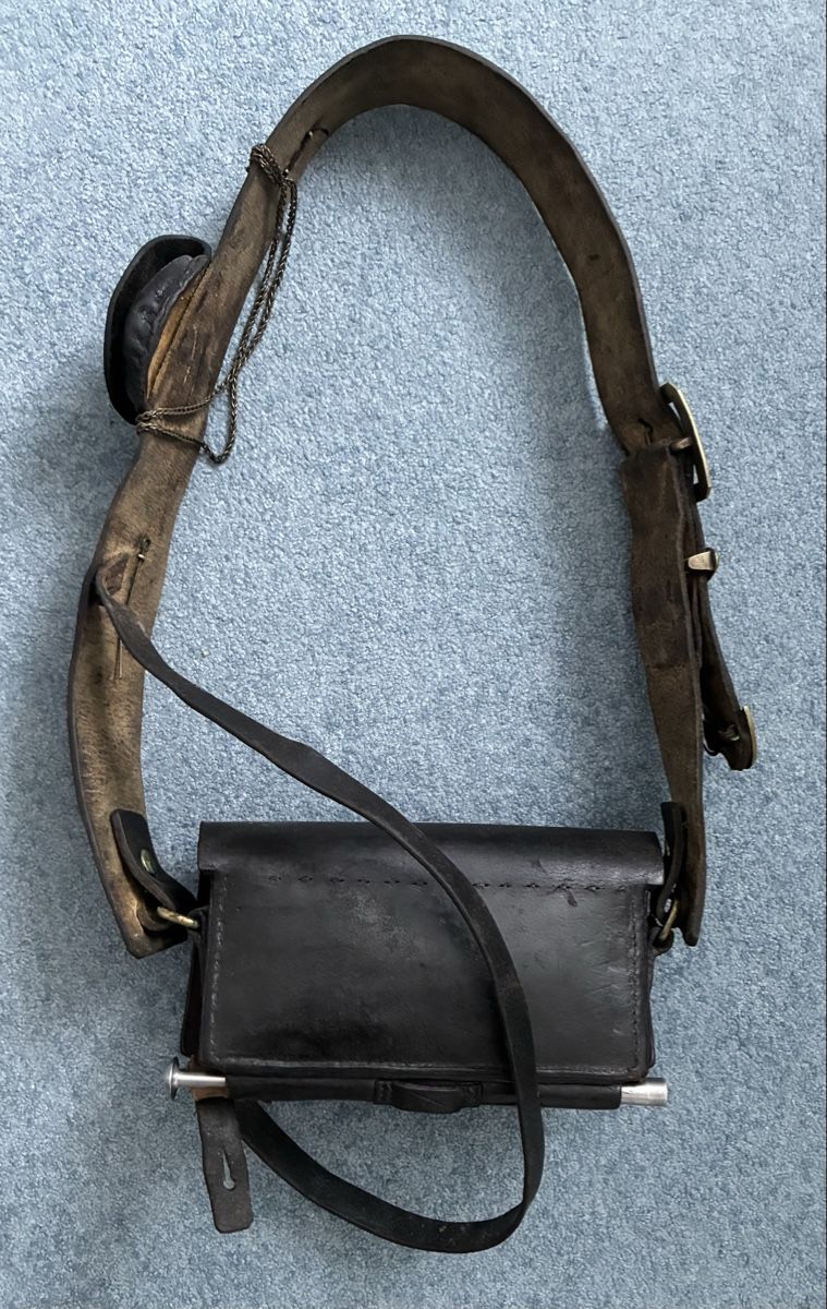 Schweizer Armee Uniformi: Artillerie Tasche Giberne 1852 – Usato da Gutenswil venduto da Antiques77 1