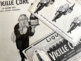 Vieille Cure Liqueur - 3 alte Werbungen /Publicités 1923/20