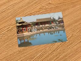 CHINA Postkarte Huaqing Hot Springs