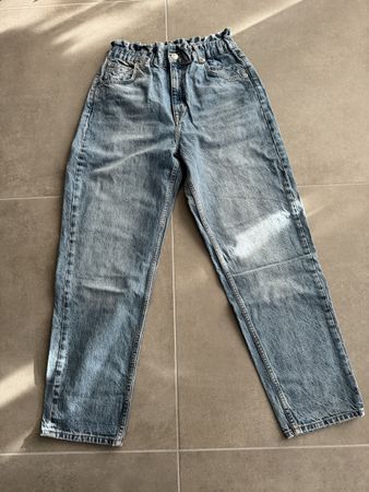 Pull&Bear Jeans, hellblau, Gr. 36, Mom Fit