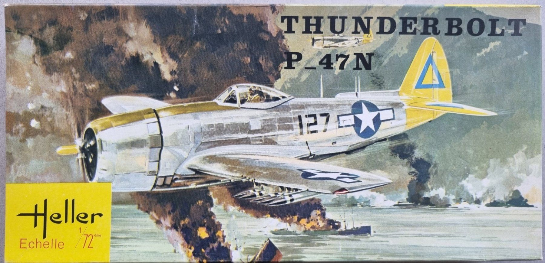 Heller Kit di modellismo & Modellini statici: 1/72 Heller P-47N (L084) – Usato da Grand-Lancy venduto da LFW
