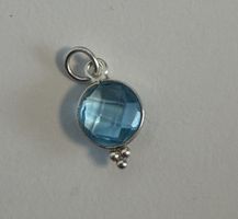 Silber Anhänger mit Topas