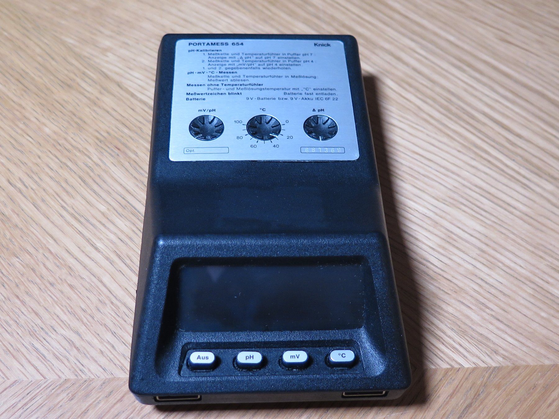 Misurare: Batterie-ph-Meter "Portamess 654" – Usato da Basel venduto da Deko1 1